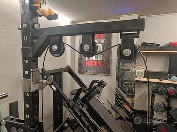 Power rack powertec con accessori