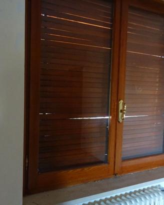 infissi in legno con doppio vetro