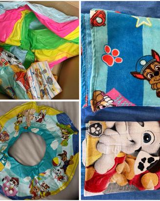 Set estivo Paw Patrol+pile invernale lettino