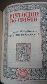 L'Imitación de Cristo in Spagnolo mini libro 1952