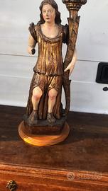 Statua un legno del 600