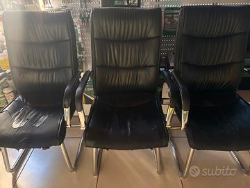 Poltrone per ufficio casa 3 pezzi
