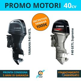 Fuoribordo yamaha f40 in promozione