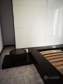 LETTO MATRIMONIALE CONTEMPORANEO CON COMODINI