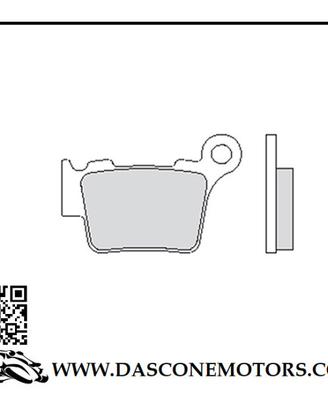 COPPIA PASTIGLIE FRENO ORGANICHE BCR 2605 KTM 300 