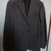 Giacca/Blazer uomo spigato taglia 52 colore marron