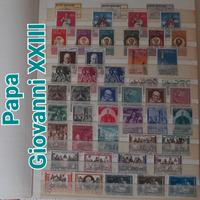 Lotto Francobolli Papa Giovanni XXIII e Paolo VI 