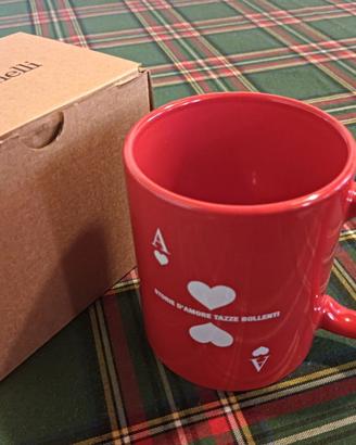 Tazza, mug Feltrinelli IBS rossa con decoro