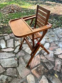 Seggiolone legno