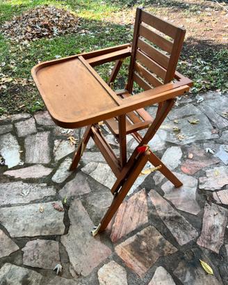 Seggiolone legno