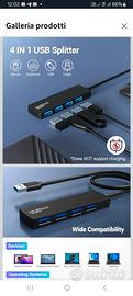 Hub 4 porte Usb 3.0 Splitter
