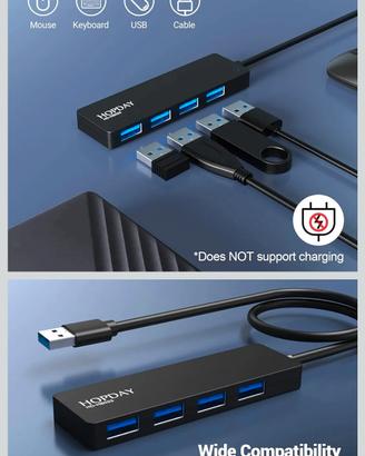 Hub 4 porte Usb 3.0 Splitter