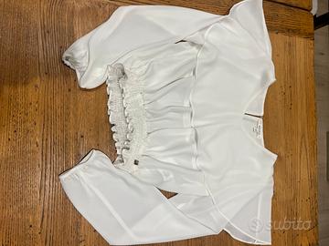 Camicia ragazza bianca