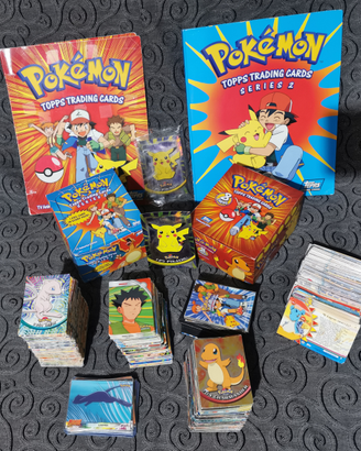 Pokemon Topps mancolista carte prima, seconda