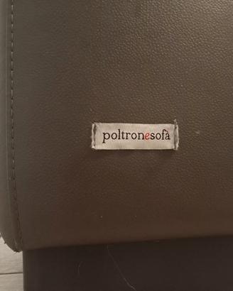 divano in pelle Poltrone & Sofà