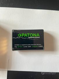 Batterie e carica doppio Patona per RX100 - NP-BX1