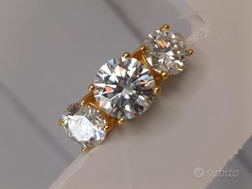 accessori  Anello Moissanite 4 ct