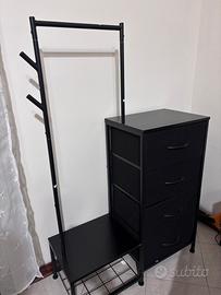 Mobile cassetti appendiabiti