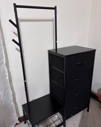 Mobile cassetti appendiabiti