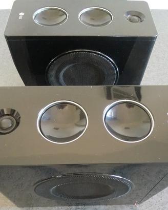 Kit altoparlanti completo 160W x 2 tre vie+sub+cro