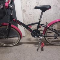 bici bimba misura 20 della decatlon