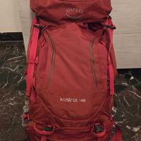 Zaino trekking Osprey Kestrel 48L M/L – Rouge Red