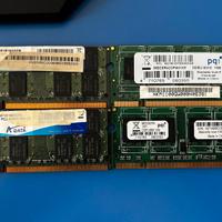 DDR2-800S Ram | 2 x 1GB + 2 x 2GB | 6GB Tot.
