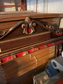 Legno massello camino cornice