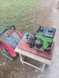 Autopompa Bertolini mot. scoppio con 100m di gomma