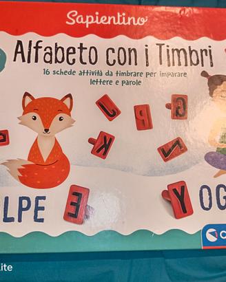 Alfabeto con timbri clementoni