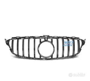 GRIGLIA MERCEDES CLASSE C W205 14-18 LOOK GTR NERO