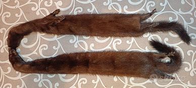  Vera Pelliccia di Visone scarpa /collo