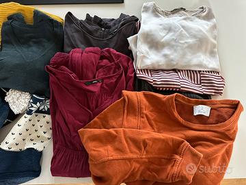 Lotto vestiti autunno-inverno donna tg S