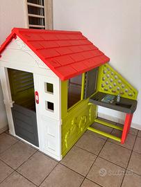 Casetta smoby natura con cucina e campanello