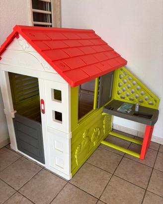Casetta smoby natura con cucina e campanello
