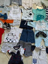 Lotto abiti BIMBO 3-6 MESI ESTIVO