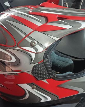 Casco moto cross HBS taglia 57/58