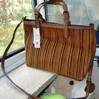 Borsa in similpelle velluto marca lookat