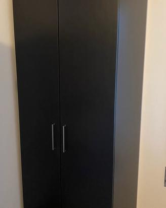 Armadio a due ante con cassettiera