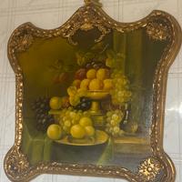 Quadro,orologio, piatto