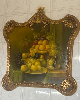 Quadro,orologio, piatto
