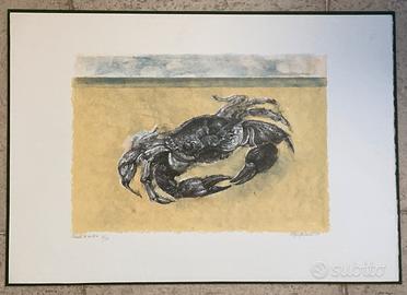 Litografia Renzo Vespignani “granchio”