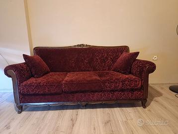 Salotto antico primi ’900 divano 3 posti e 2 poltr