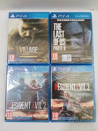 4 Giochi PS4 Sigillati Resident Evil The Last Us