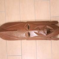 Maschera africana in legno da appendere