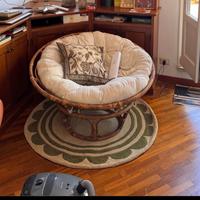 Tappeto circolare in lana 120cm