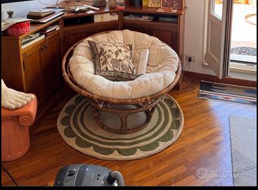 Tappeto circolare in lana 120cm