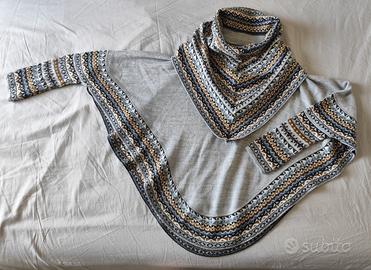 poncho donna invernale lana alpaca del Perù 