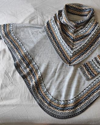 poncho donna invernale lana alpaca del Perù 