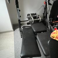 Panca multiuso  Pesi vari Bilanceri Manubri